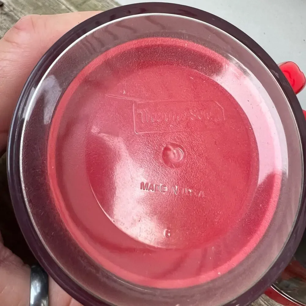 Vintage 90s Snap-on Tools ThermoServ Charging to New Horizons Coffee Mug Set 2